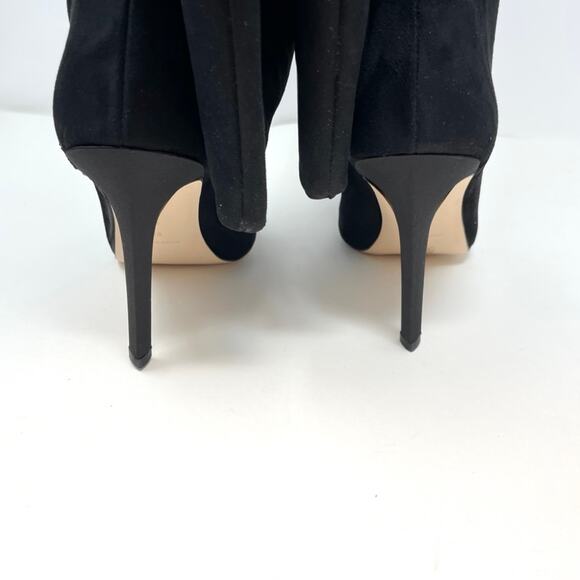 Good American The Weekend Slouchy Over The Knee Boots In Black Size 13 New - Picture 9 of 12